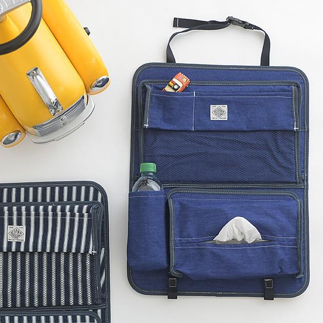 ドライブバッグ キックガード 車 おしゃれ Ocean Ground オーシャンアンドグラウンド ドライブバッグ ブルーブルー Mka 4360 オシャレな収納 こどもと暮らし 通販 Yahoo ショッピング