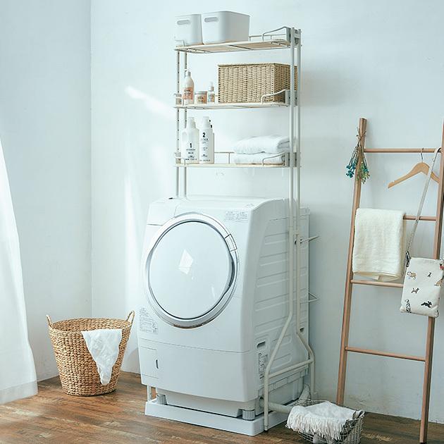 日本製 ランドリーラック スリム 洗濯機ラック 洗濯機収納 By Cage Laundry Rack 絶対一番安い Artrwanda Rw