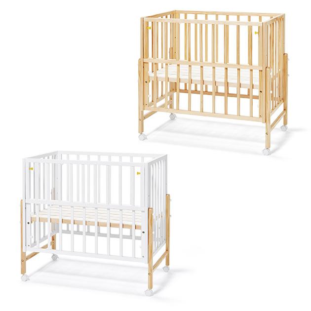 ベビーベッド ミニサイズ ベビー寝具 キャスター付き Yamatoya ミニベビーベッド Kihon キホン Mka 5305 オシャレな収納 こどもと暮らし 通販 Yahoo ショッピング