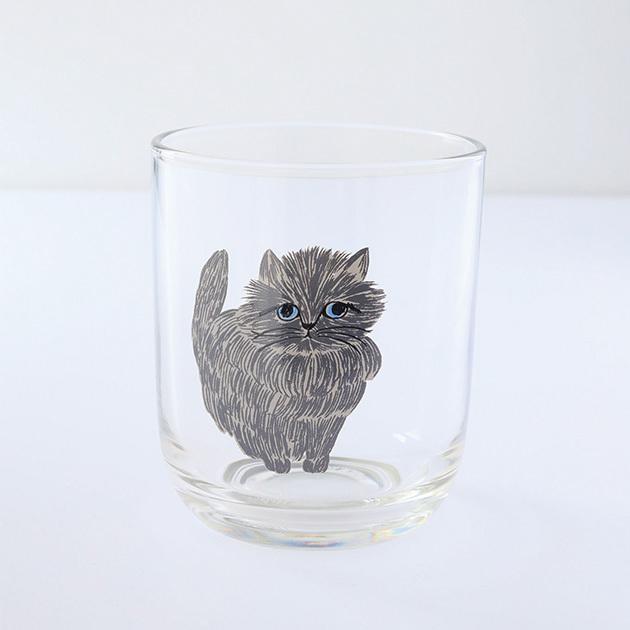 ガラス ネコ 猫 イラスト おしゃれ 松尾ミユキ Glass Mka 5428 オシャレな収納 こどもと暮らし 通販 Yahoo ショッピング