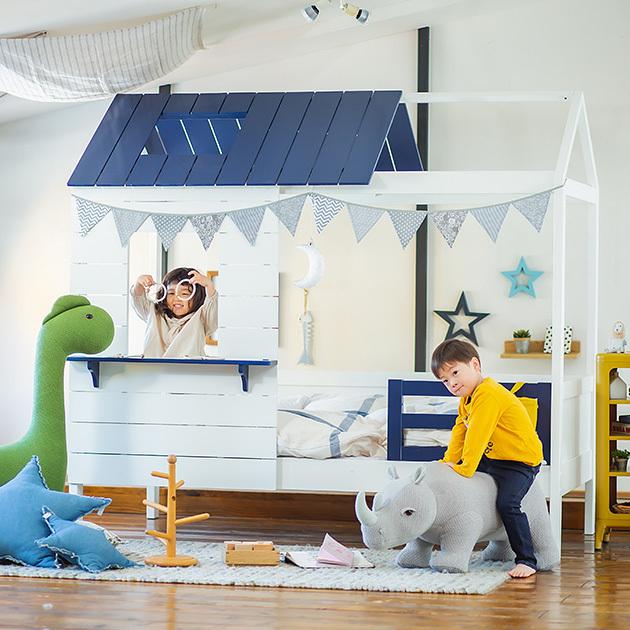 ベッド 子供 こども キッズ 秘密基地 かわいい シングルベッド プティ アパート ノベルティ対象外 システムベッド カラー ホワイト ナチュラル Www Smarttradzt Com