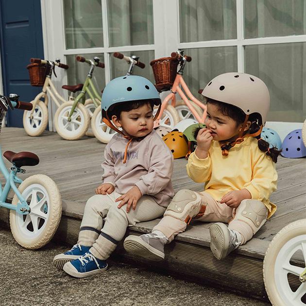 ヘルメット おしゃれ かわいい 子供用 Momnlittle ママアンドリトル キッズヘルメット 自転車用 幼児 子供 キッズバイク用 52cm 58cm Mka 5747 オシャレな収納 こどもと暮らし 通販 Yahoo ショッピング