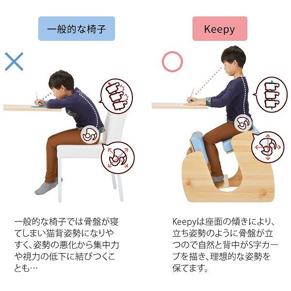 学習椅子 小学生 中学生 姿勢 矯正 椅子 姿勢が良くなる プロポーションチェア Keepy（キーピィ）の画像