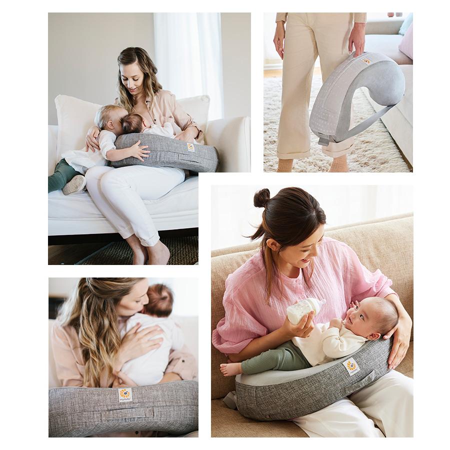 Ergobaby エルゴベビー 授乳クッション ストラップ付き エルゴベビー授乳クッション ナチュラルカーブ・ナーシングピロー