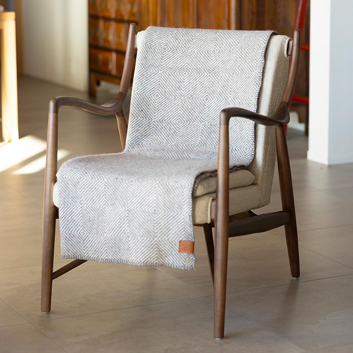 【美品】北欧　KLIPPAN / クリッパン / コットンハーフブランケット KLIPPAN/クリッパン シュニールコットン ハーフブランケット