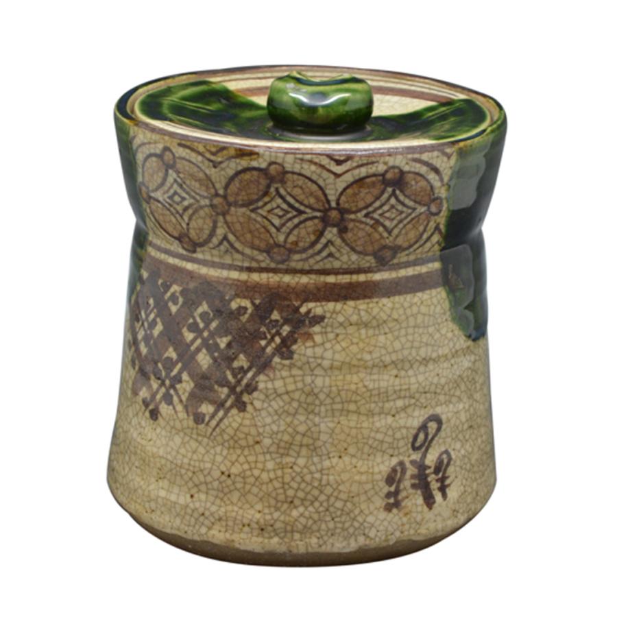 水指 織部（大）和陶 茶道具 新品 和食器 大和織部水指（共箱付） 作家「金本卓也」 工芸品