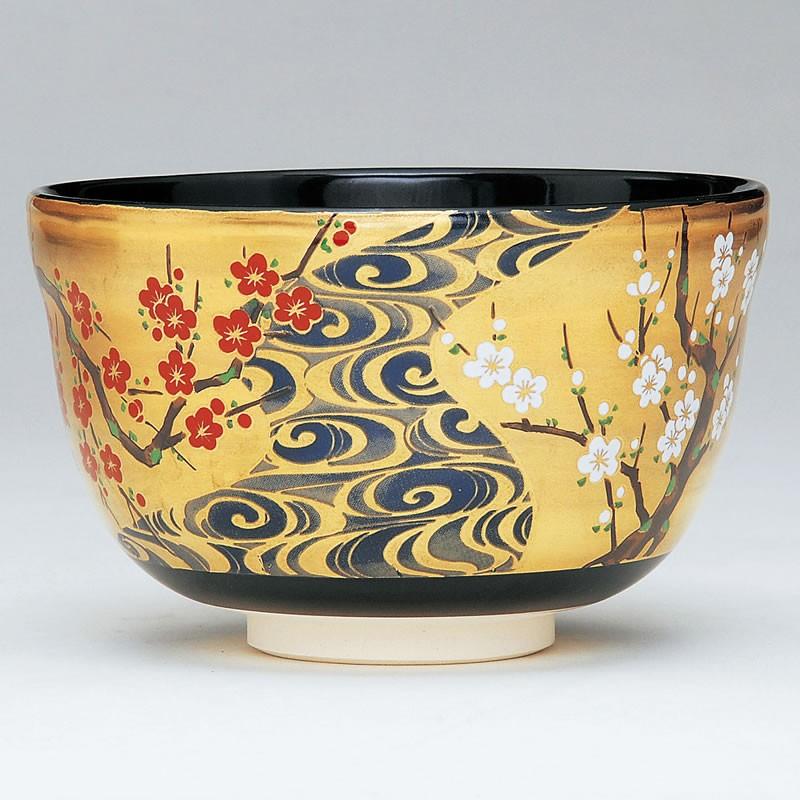 抹茶碗⭐️宮地英香⭐️金地光琳梅⭐️化粧箱 茶碗 光琳梅 宮地英香作 （化粧箱） : お茶道具東玉堂 ヤフー店 - 通販