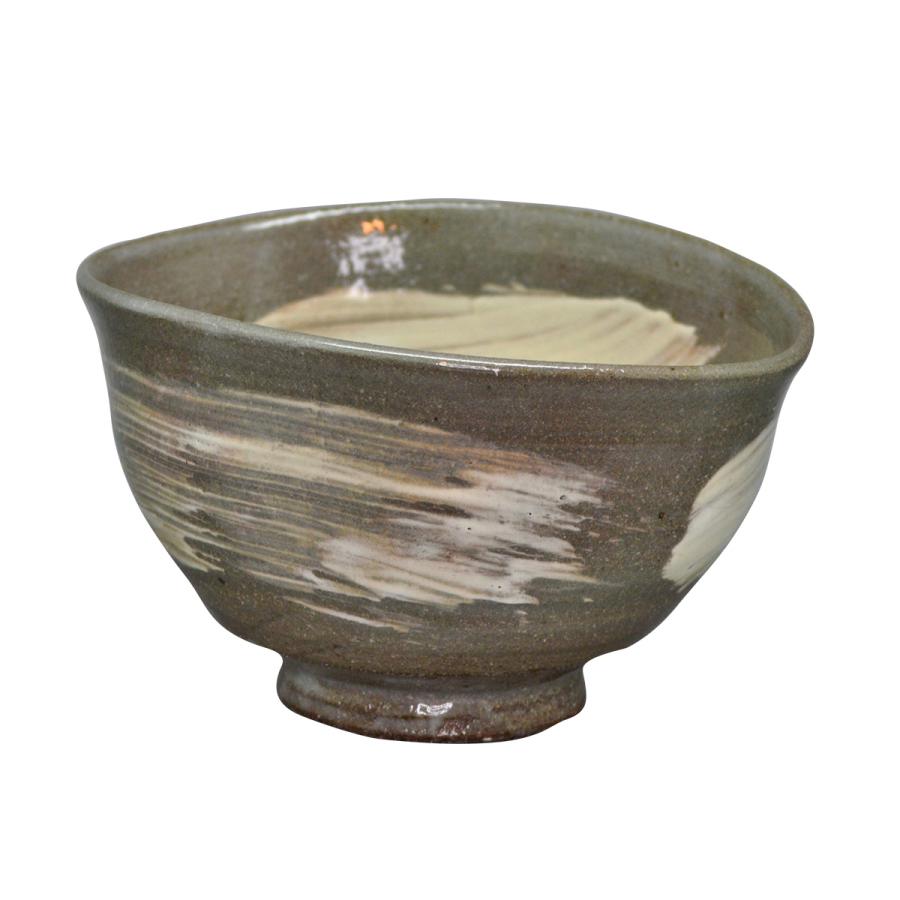 編笠茶碗 刷毛目 中村与平作 （化粧箱） : お茶道具東玉堂 ヤフー店