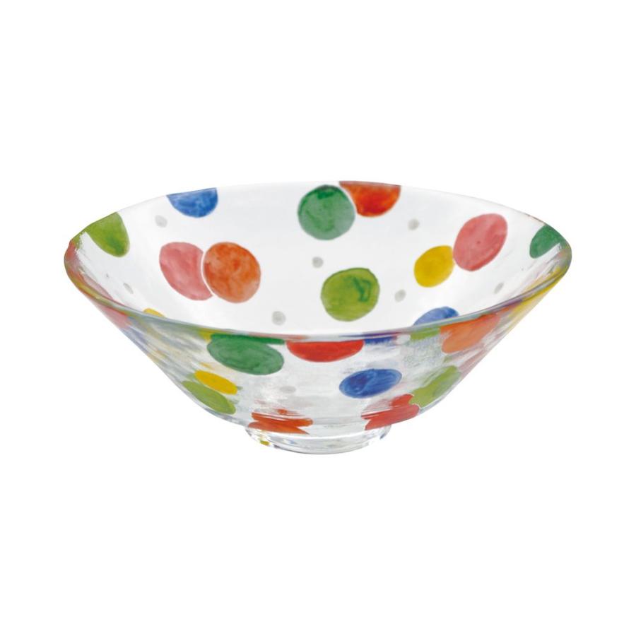 【平茶碗　義山　虹色水玉（超耐熱）】水出宋絢　紙箱 平茶碗 義山 虹色水玉（超耐熱）】水出宋絢 紙箱