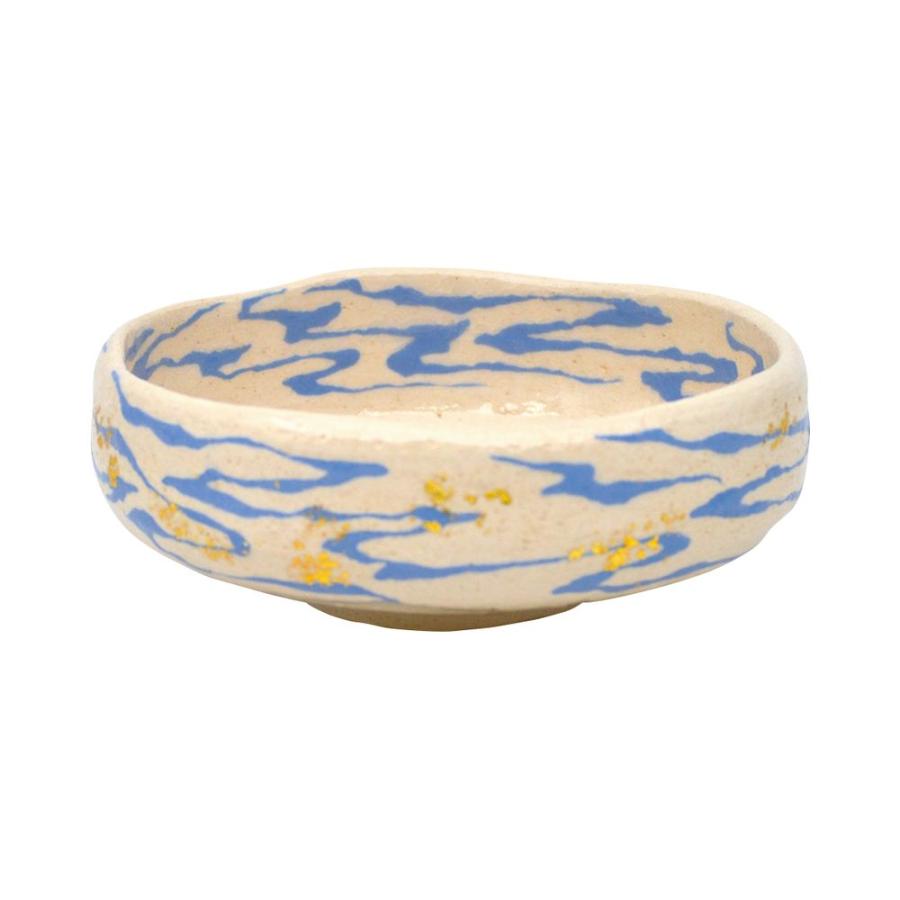 茶碗 馬盥 青楓 吉村楽入 茶道具 新品馬盥茶碗 水紋 吉村楽