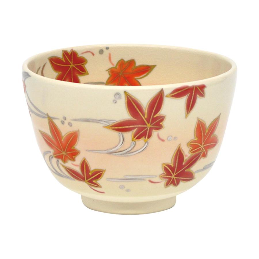 茶道具 茶碗 御本 紅葉流水 永真（化粧箱付）新品 茶碗 御本 流水紅葉 加藤永真作 （化粧箱） : お茶道具東玉堂