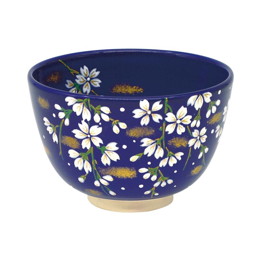 茶道具】茶碗 瑠璃釉 桜 今岡都作 (桐箱) さくら お花見 3月 4 茶道具】茶碗 瑠璃釉 桜 今岡都作 (桐箱) さくら お花見 3月 4