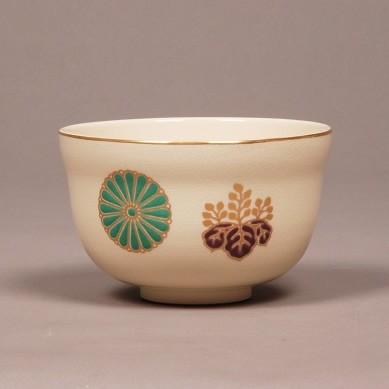 茶碗 仁清 菊桐 宮地英香作 (紙箱） : お茶道具東玉堂 ヤフー店 - 通販