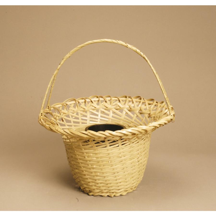 花籠 末広籠 玄々斎好写 (切箔上塗竹入子) (直径34cm×高さ 花籠 末広籠 玄々斎好写 (切箔上塗竹入子) (直径34cm×高さ