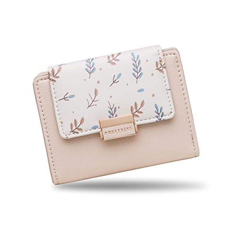 22正規激安 財布 Allmira ミニ財布 レディース 三つ折り財布 小さめ 革 かわいい おしゃれ カード ウォレット 小銭入れ 小花 女性用 軽量 コンパ Www Threeriversofs Com