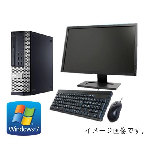 DELL（デル） 中古パソコン デスクトップ 22型液晶セット Windows 7 