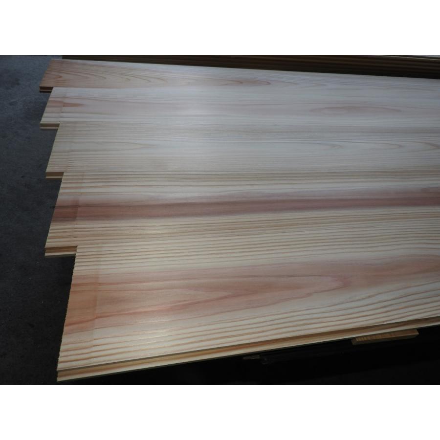 杉板 合いじゃくり 幅160×厚み約10×長さ900mm 上小無地 小節