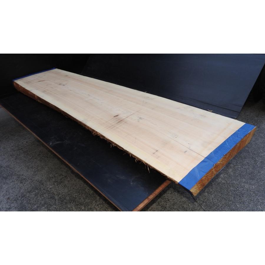 桧板 460〜470×80×2100mm ひのき板一枚板 原板 国産 両耳付き 上小無地 