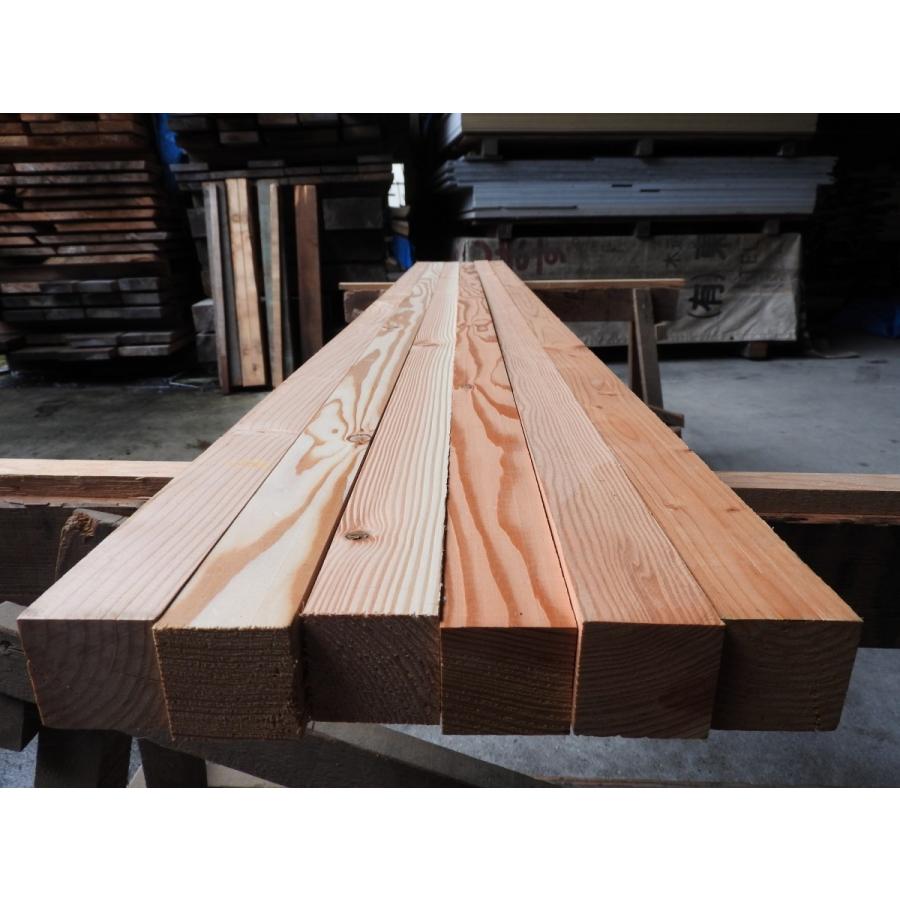 米松 45mm 角材 長さ1800mm 6本入り 木材 建材 柱 DIY : 東條製材