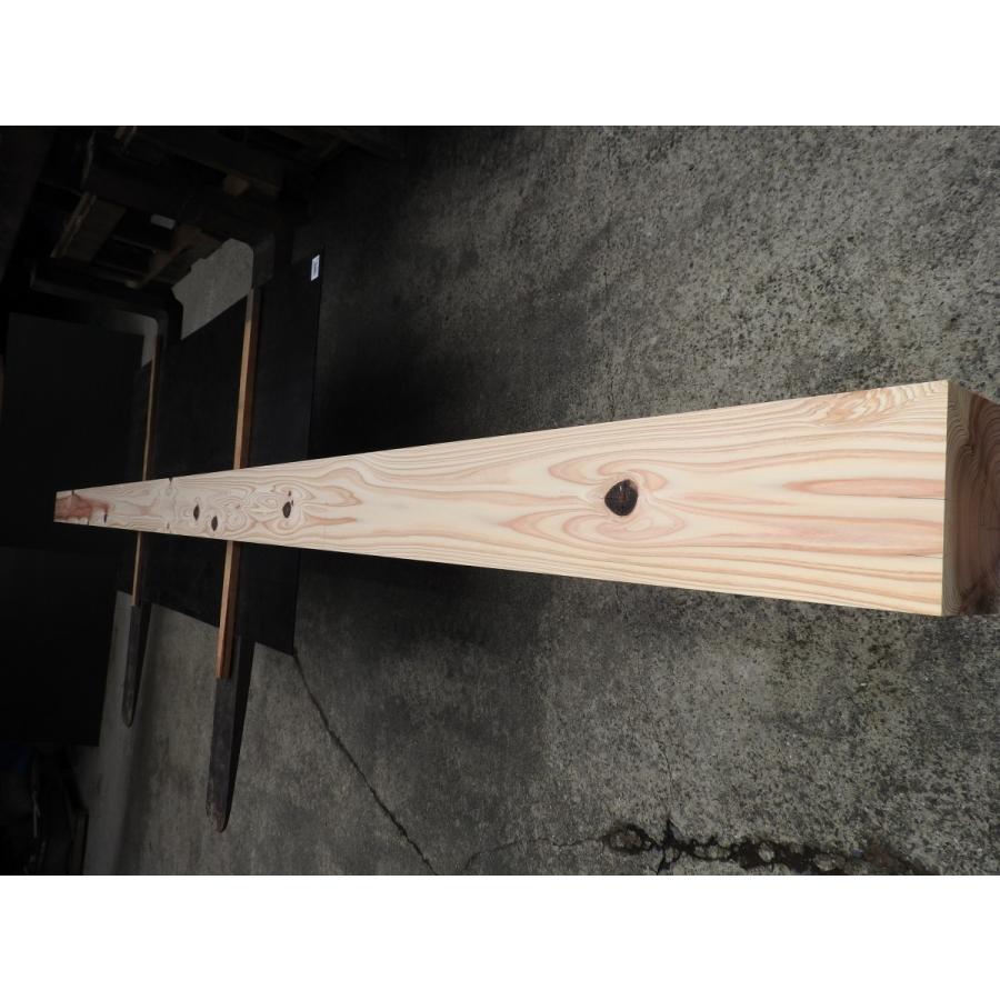 杉 角材 柱 木材 DIY 幅105×厚み150×長さ3900mm ＫＤ材 芯去り材