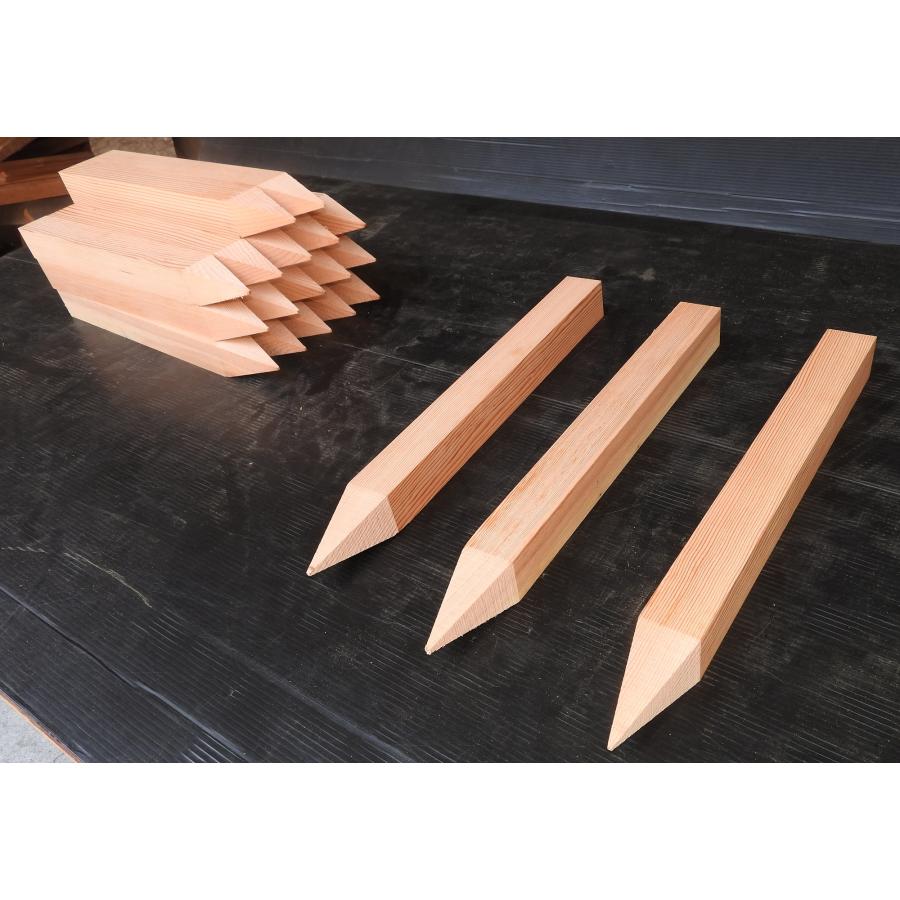測量杭 木杭 41〜45角×600mm 米松杭 20本入り 測量用品 木材 : 東條製材所 - 通販 - Yahoo!ショッピング