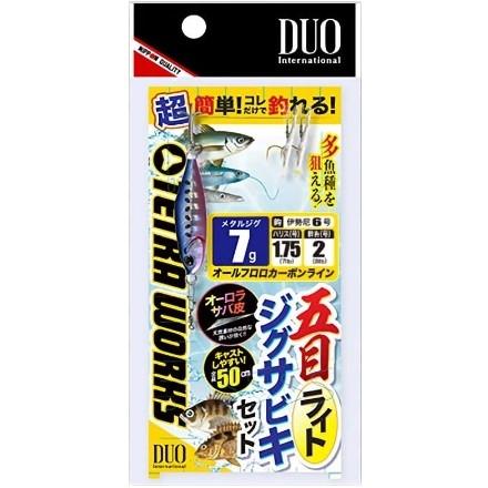 五目ライト ジグサビキセット M 7g DUO 釣り人応援セール : 東海つり具