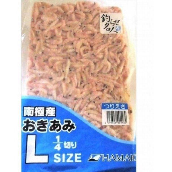 釣らせ名人南極産オキアミブロック LヤマハK 3キロ1/4 ハマイチ : 東海