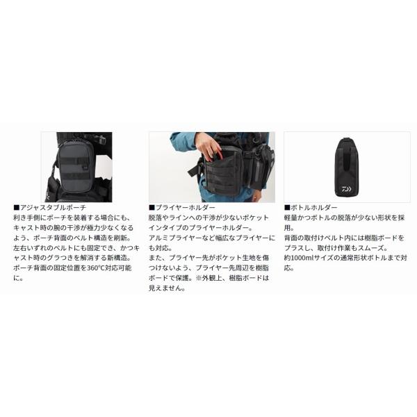 DF−6122 ブラック×メタル フリー ダイワ 春の大感謝祭の画像