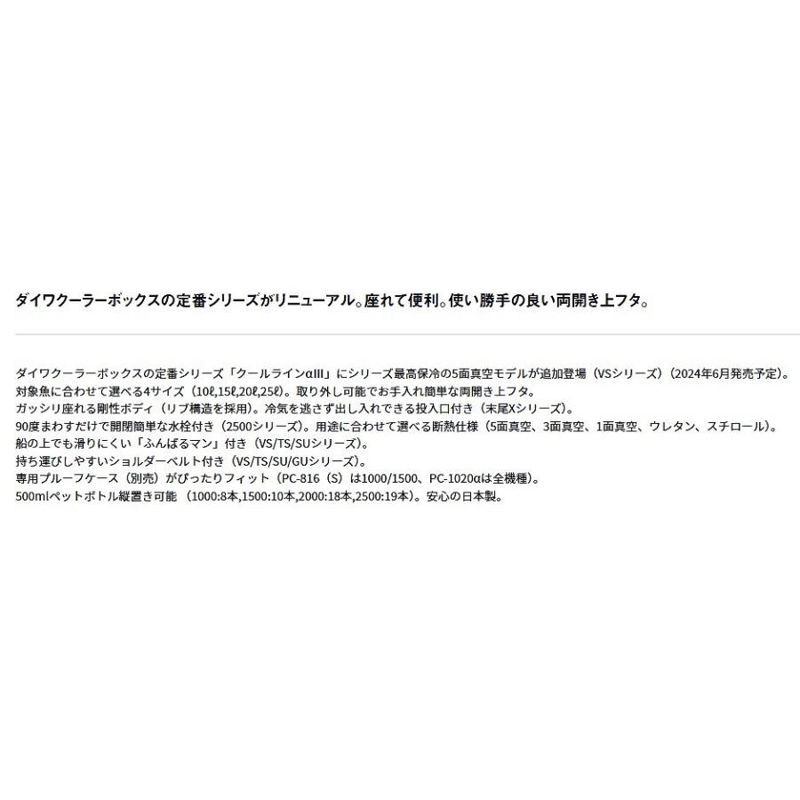 クールラインアルファ 3 TS1500 パール ダイワ_3