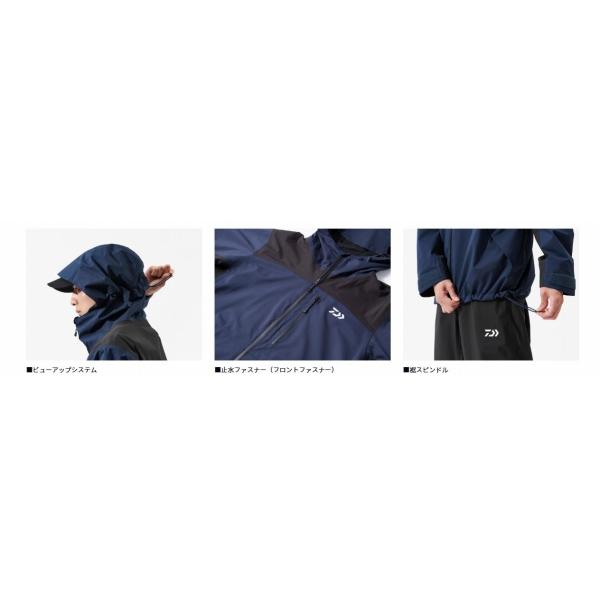 レインマックス(RAINMAX) レインスーツ DR 3625 ブラック XL ダイワ