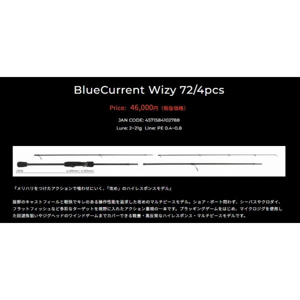 ブルーカレントウィジー 72 4pcs ヤマガブランクス : 東海つり具Y支店