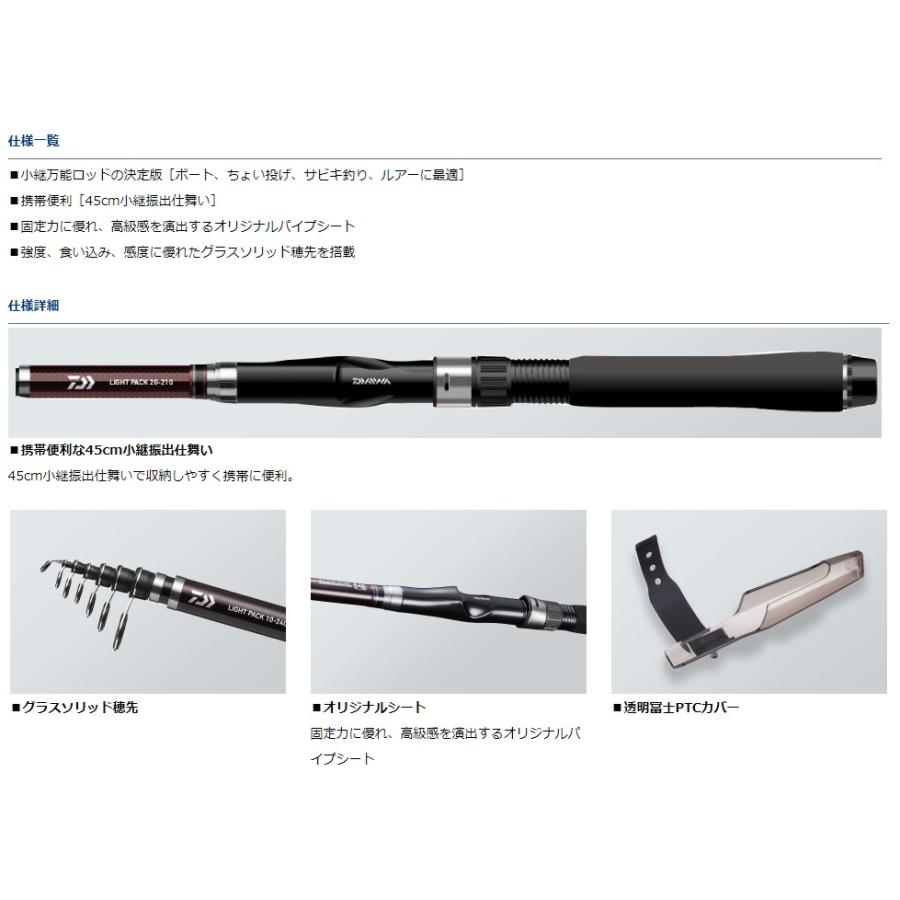 18 リバティクラブ ライトパック 180 ダイワ Daiwa 東海つり具y支店 通販 Yahoo ショッピング