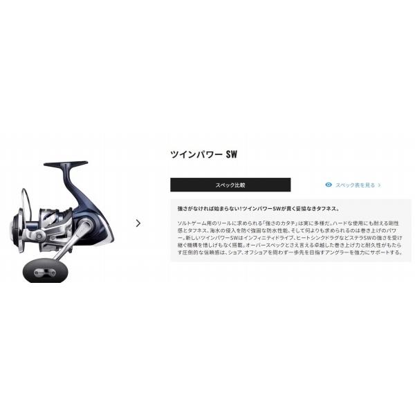 21ツインパワー SW8000PG シマノ ツインパワー SW 8000PG 21年モデル - 釣具のポイント