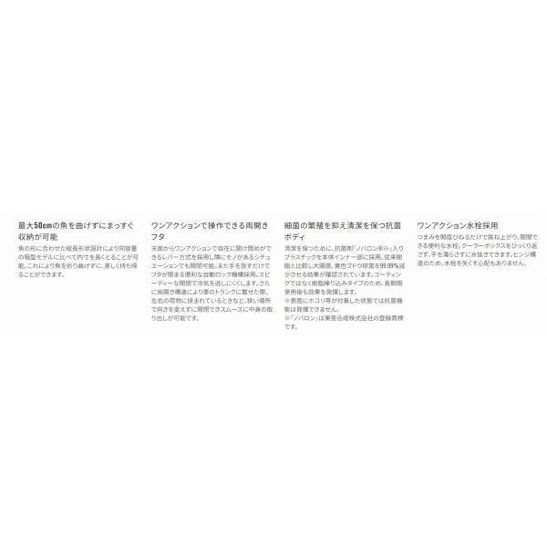 スペーザ ライト 25L キャスター NSーE25Y レッド シマノの画像