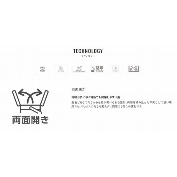 スペーザ ライト 25L キャスター NSーE25Y レッド シマノの画像