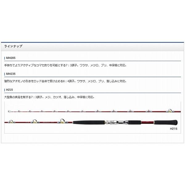 輝い バンディットアオモノ H215 船竿 qhema Com