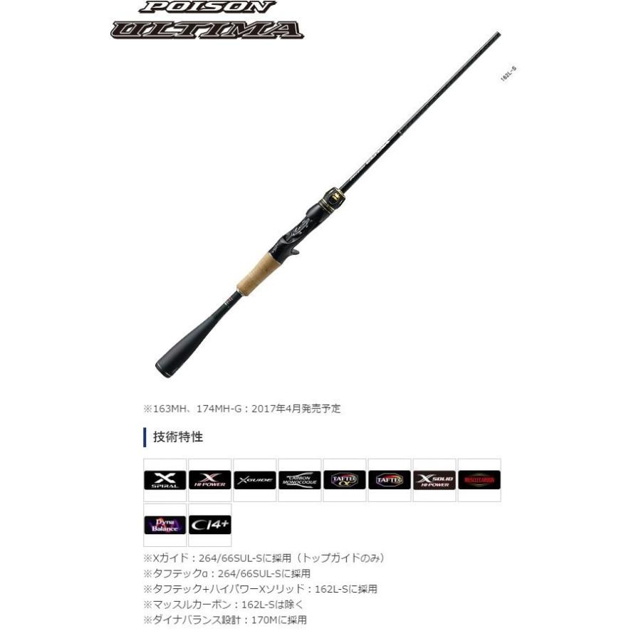 17 ポイズンアルティマ 163mh ベイトモデル シマノ Shimano 東海つり具y支店 通販 Yahoo ショッピング