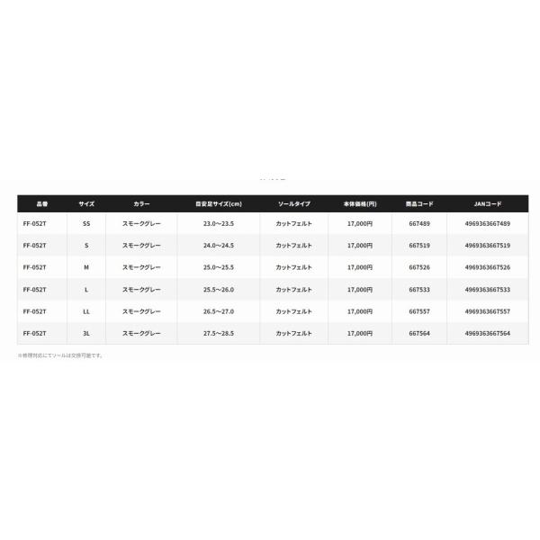 ハイパーウェーダー（チェストハイ カットフェルトソール）FF−052T