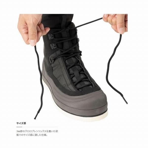 ウェーディングシューズ羊毛フェルト FS-024W チャコール 280 シマノ限定セール 春の大感謝祭の画像
