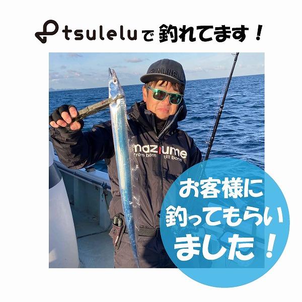 太刀魚テンヤ100号 180MH+ ブラック tsulelu ツレル 夏の大感謝祭