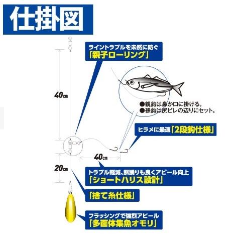 堤防ヒラメ五目セット HA186 ハヤブサ 釣り人応援セール : 東海つり具Y