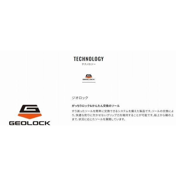 ジオロックゲームシューズ カットラバーピンフェルトFS-273Y 黒 シマノの画像