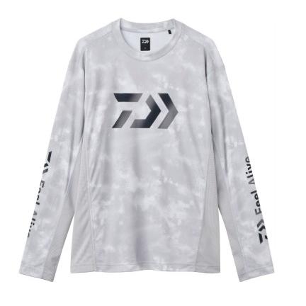 DE-3826 ロングスリーブゲームシャツ ホワイトヘイズカモ グローブ