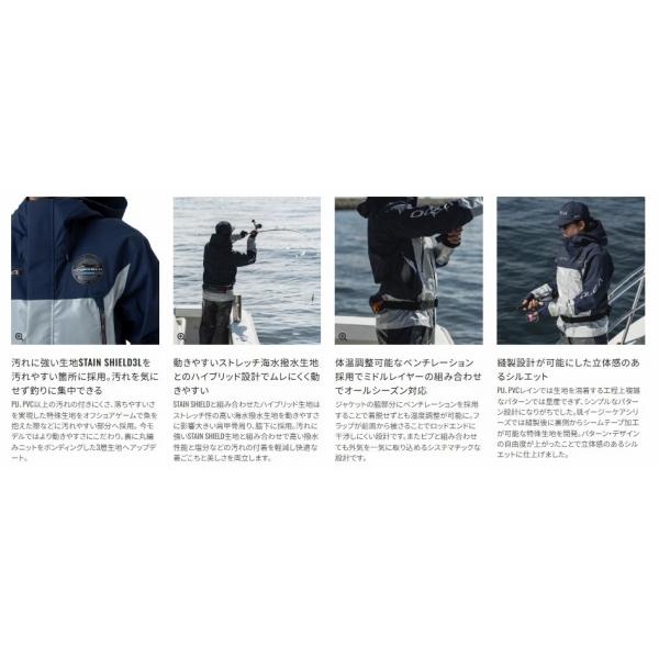 オシアイージーケア ジャケット 05 RA-070Z ネイビーチャコール シマノ_4