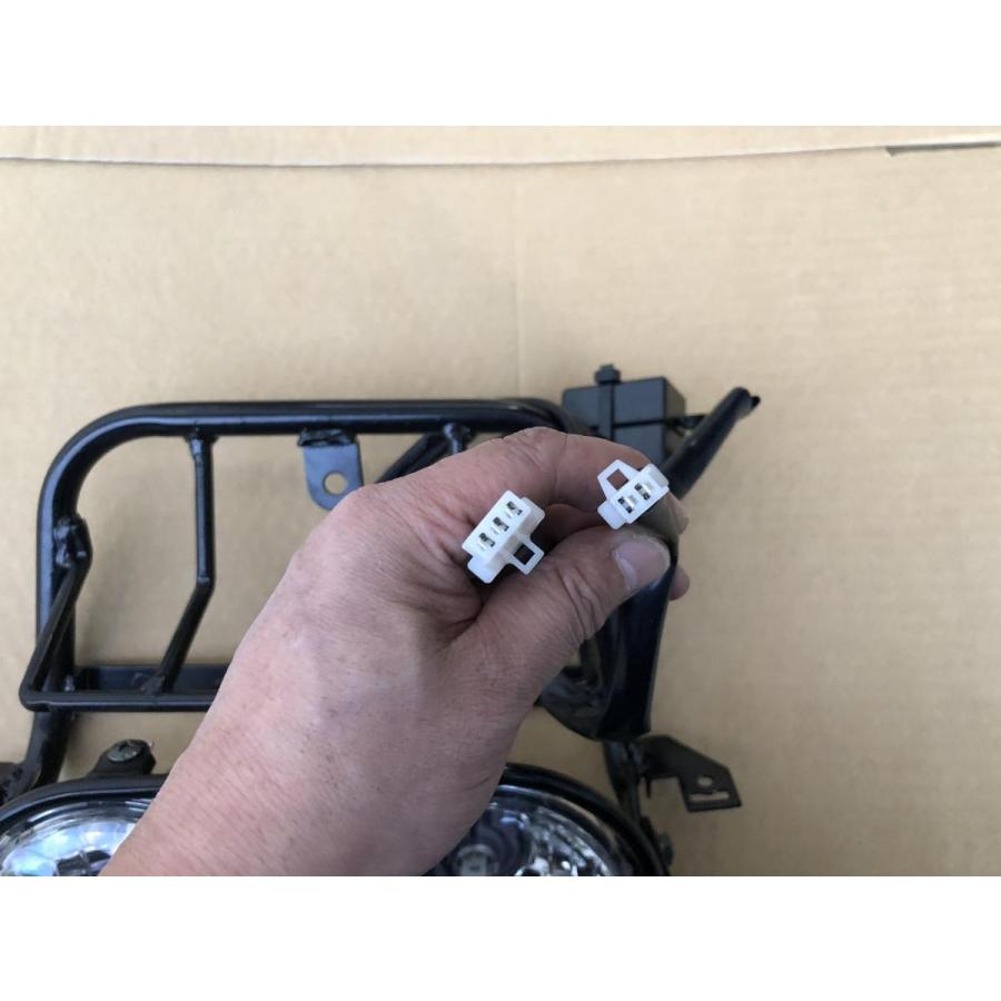 ホンダ ズーマー AF58 Zoomer ヘッドライト ステー 電球付き 社外