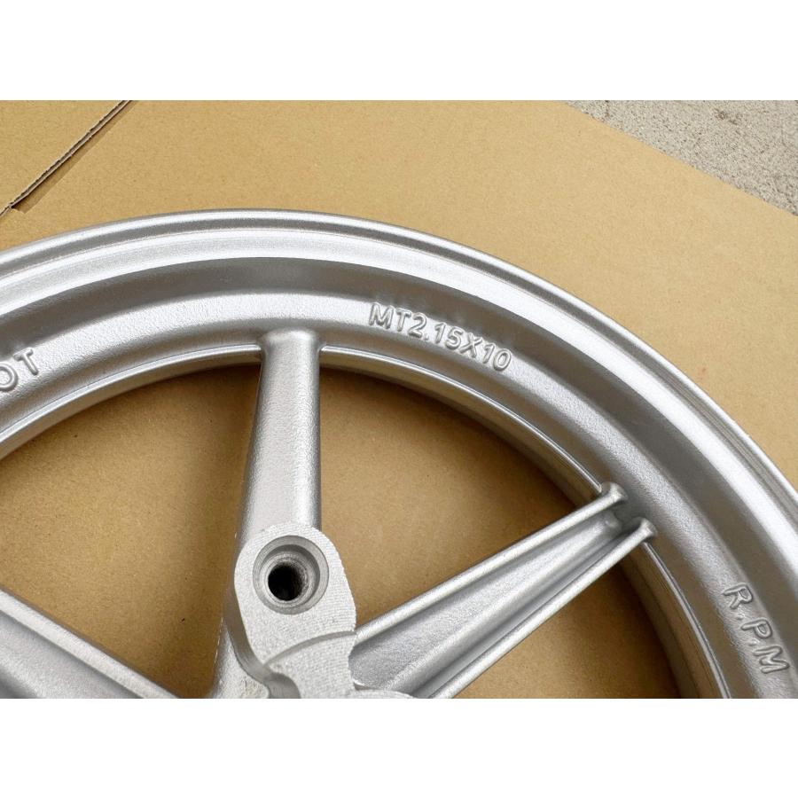 DIO AF28 DIO AF35 アルミ ホイール 銀 エアーバルブ付 前後 スーパーディオ DIO AF28 ライブディオ AF35 アルミ ホイール