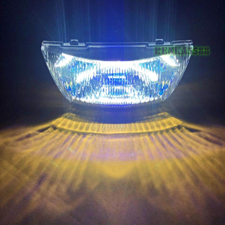 新品即決 ジョグ JOG 3YK LED ヘッドライト ユニット 青 新品 : 東華