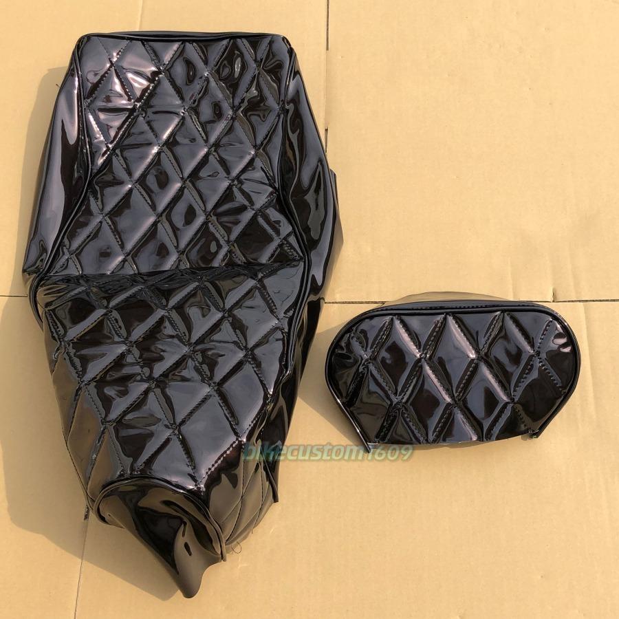 ホンダ フュージョン MF02 エナメル 張替え シート皮 シートカバー 茶