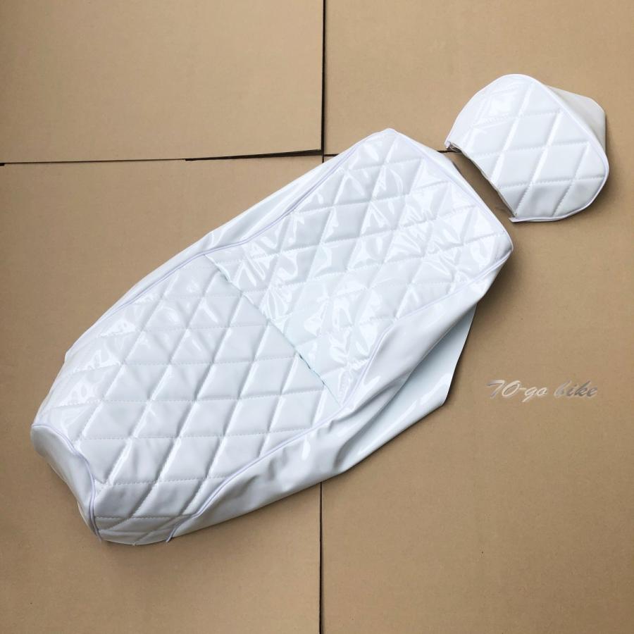 ホンダ フュージョン MF02 エナメルダイヤカット 張替え シート皮 