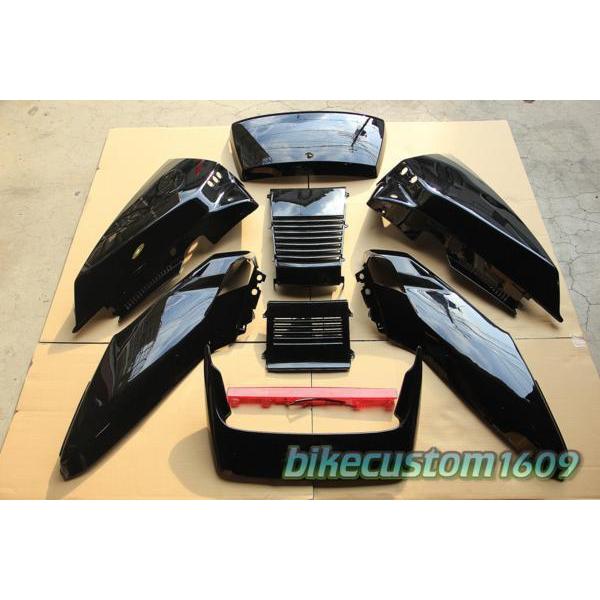 ホンダ フュージョン MF02 アッパー カウル 外装 艶あり黒 ブラック